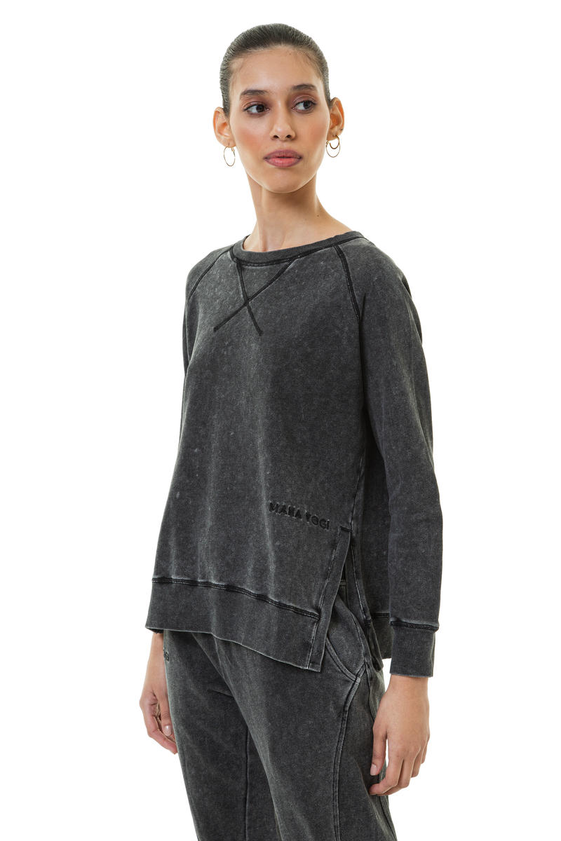 Pilea Pullover - Charcoal